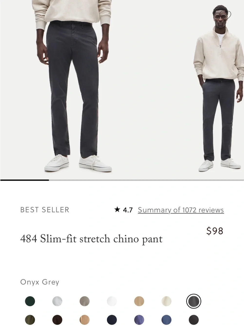 J. Crew slim straight